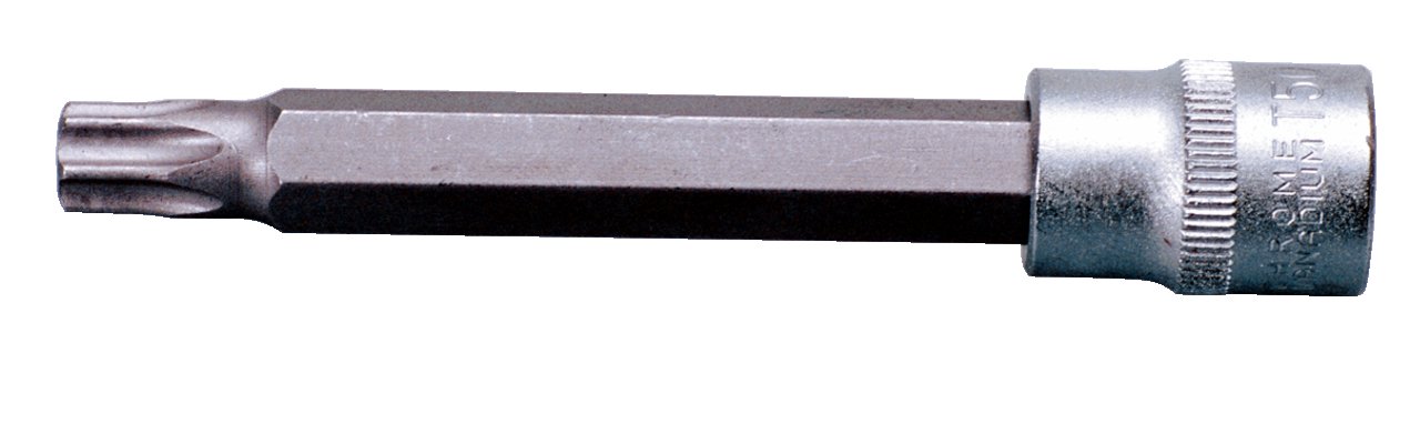 KS Tools 911.1553 3/8" Bit socket TX, long, T27