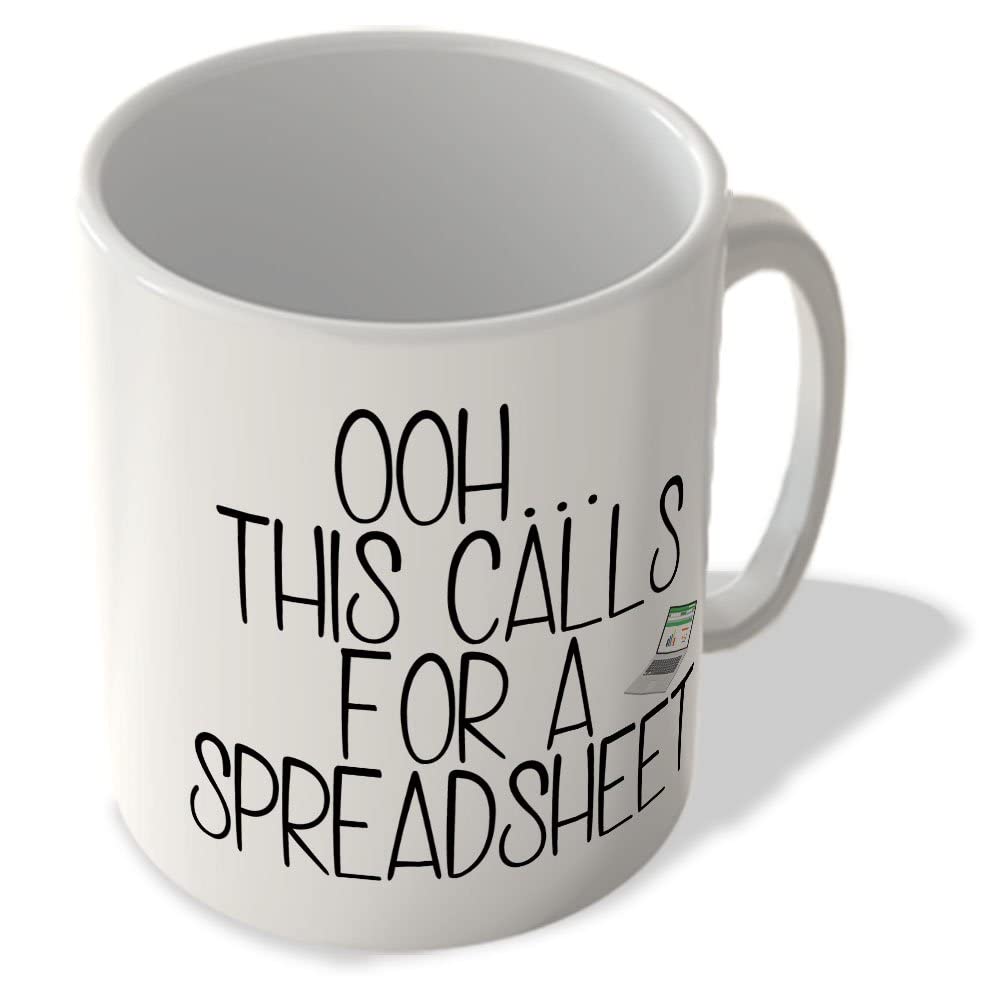 McMug - OOH... This Calls for A Spreadsheet - Excel Mug, Ceramic, 11fl.oz.