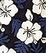 RJC Boys White Hibiscus Fern Shirt in Blue 4