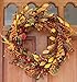 The Wreath Depot Saranac Berry Fall Front Door Wreath, 22 Inches, Beautiful White Gift Box Included