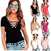 Perman Women's V-Neck Elegant Pullover Tee Short Sleeve Tops Shirt Blouse