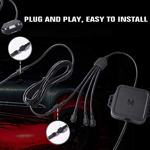 4 MICTUNING+10FT+Extension+Cable+Lights