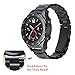 Huawei Watch 2 Sports Band, CBIN 20mm Solid Stainless Steel Metal Business Replacement Bracelet Strap for Huawei Watch 2 Sports Model Smartwatch (Metal Black)