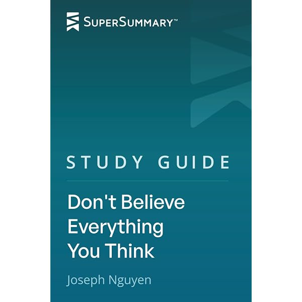 Quote From Don't Believe Everything You Think Book Quotes Poster Author Joseph Nguyen