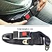 Airkoul 2XBlack Universal 2 Point Retractable Auto Truck Car Seat Adjustable Belt 1.2m (2)