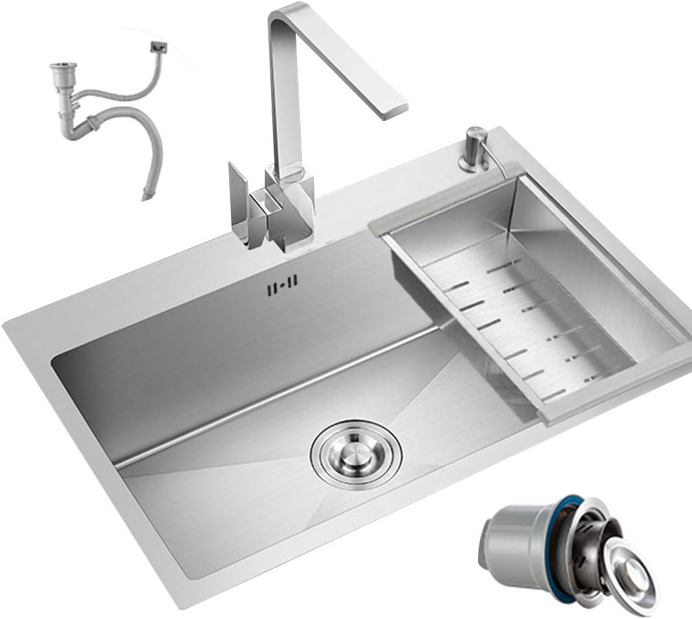 fregadero cuadrado acero inoxidable