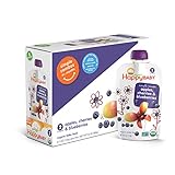 Happy Baby Organic Stage 2 Baby Food, Simple Combos, Apples, Cherries & Blueberries, 4 Ounce, 8 count (Pack of 2)