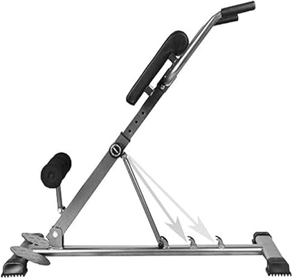 Zxcv Banc Lombaire Chaise Romaine Hauteur Reglable Ergonomique Systeme De Pliage Facile Reglable En 7 Positions Charge Max 300kg Hyperextension Home Trainer Amazon Fr Sports Et Loisirs