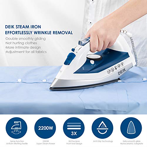 1 Deik+Nanoceramic+Soleplate+Temperature+Self+Clean