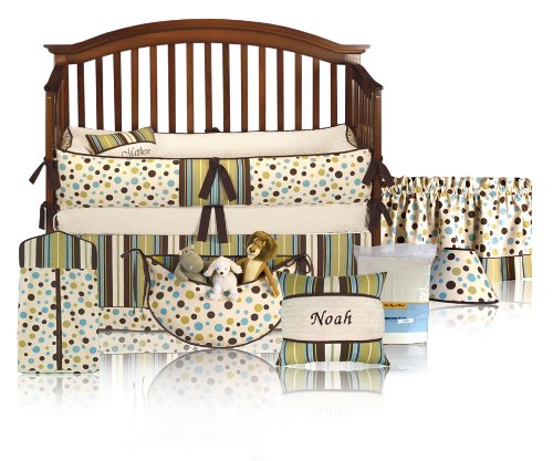 lime green nursery bedding