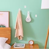 CCLKHY 10Pcs Self Adhesive Hooks Net Curtain Hooks Plastic Sticky Hooks view 5