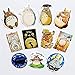 Cute Cartoon My Neighbor Totoro Anime Laptop Stickers Waterproof Skateboard Pad MacBook Snowboard Car Bicycle Luggage Decal 50pcs Pack（My Neighbor Totoro B)