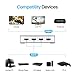 AMICCOM HDMI Switch, Premium 5 Port High Speed HDMI Switcher Box with IR Wireless Remote & AC Power Adapter - Supports 4K and 3D Videos & DTS Audio Codecs (3 Port)