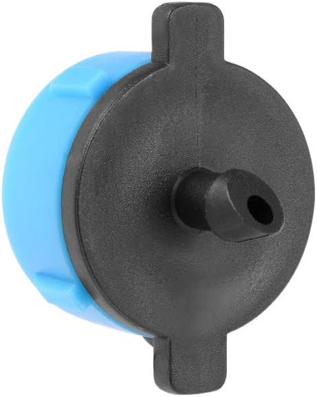 sourcing map Pressure Compensating Dripper 4GPH 16L/H Emitter for Garden Lawn Drip Irrigation with Barbed Hose Connector Plastic Black Blue 30pcs - Image 5