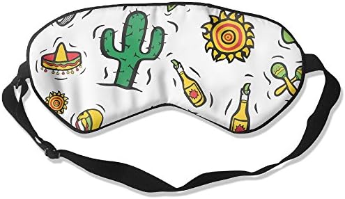 Ming Horse Adult Children Unisex Cool Mexican Stuff Musical Instrument Eyeshade Sleep Mask Eye Mask