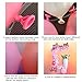 Funwoo Balloon Garland Kit | Pink Balloon Arch Kit | Pack of 100 Rose Gold White Blush Pink Balloons for Baby Shower Bridal Girls Birthday Party Decorations | Glue Dots and Decorating Strip Included