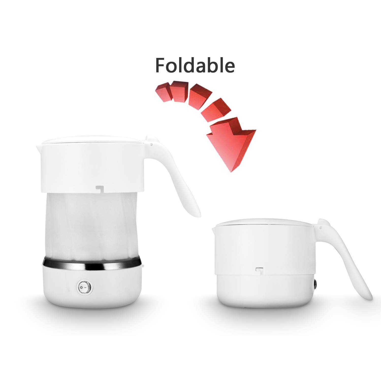 Best Travel Foldable Electric Kettle Dry Heating Preservation Private Water Kettle
