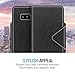 Maxboost Note 8 Wallet Case [Folio Style] [Stand Feature] mWallet Series for Samsung Galaxy Note8 (2017) [Black] Protective Credit Card Leather Flip Cover [Card Slot + Side Pocket] Magnetic Closure