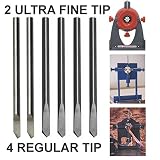 Copper Wire Stripper Replacement Blades CopperMine's Model 210, 6 pack (2 Ultra fine, 4 regular)