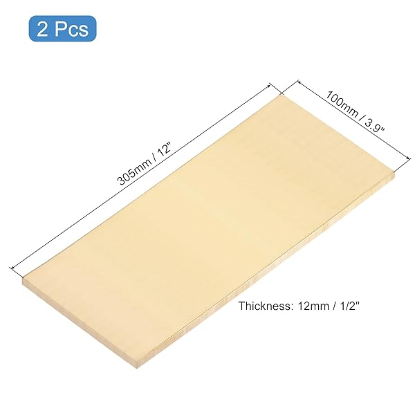 UXCELL BRASS FLAT BAR STOCK, 0.47″X3.94″X12″METAL SOLID BRASS SQUARE BARS FOR KNIFE MAKING DIY HANDICRAFTS ARCHITECTURAL DECORATION INDUSTRY CONDUCTIVITY