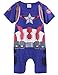 A&J Design Baby Boys' Captain America Costume Romper (6-9 Months)