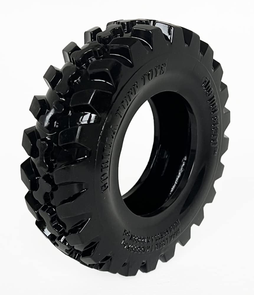 Pet Store The Gorilla Tuff Tyre Dog Toy – Pet Toy, Ideal For Throwing And Retrieval Interactive Games, Discourages Boredom, Help Satisfy Your Dogs Natural Urges To Chew, Diamond Black