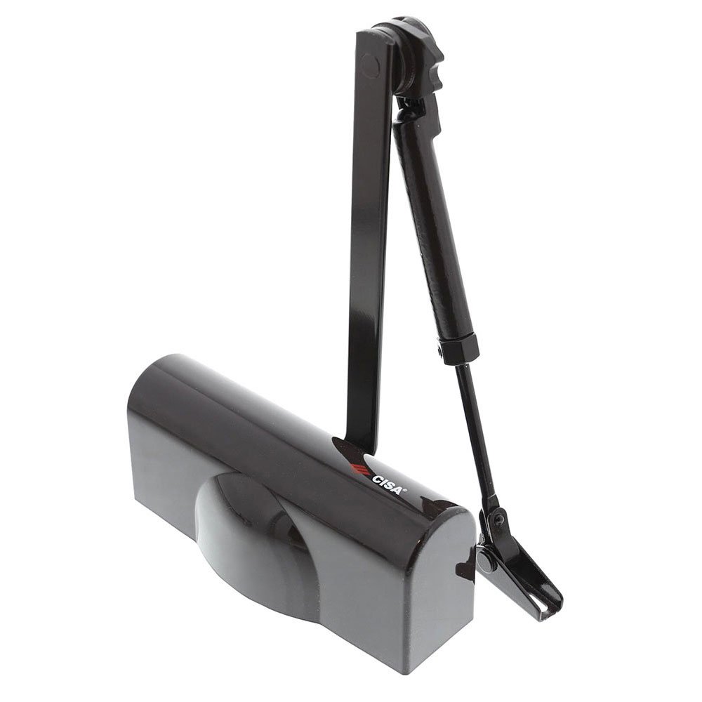 Cisa Door Closer 1.c1416.03.0.88 New Smart-Plus Multifuerza 2ñ4 with Retention Time Marron Oscuro