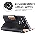 ProCase Google Pixel 2 XL Wallet Case, Flip Kickstand Case with Card Holder Mirror Wristlet, Folding Stand Protective Cover for Google Pixel 2 XL (2017 Release) -Black
