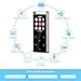 AGPTEK A01S 16GB MP3 Player Touch Button with FM /Radio, Lossless Sound Metal Music Player with Independent Lock (Support up to 128GB) for Sport, Black