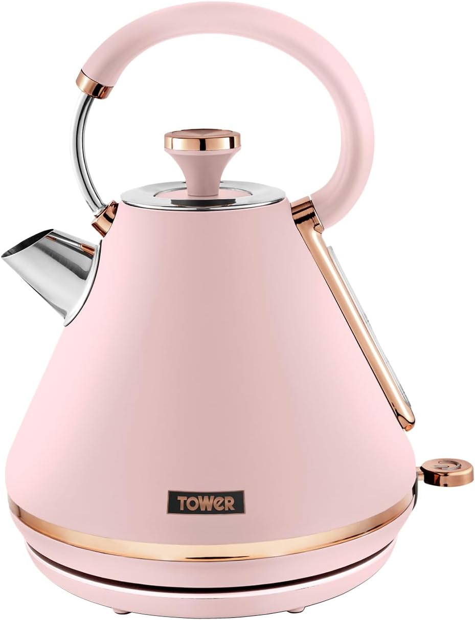 Tower Cavaletto 1.7 Litre Kettle Rapid Boil Pink Rose Gold T10044PNK