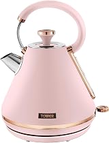 Tower Cavaletto 1.7 Litre Kettle Rapid Boil Pink Rose Gold T10044PNK