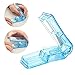 Pill Cutter | Best Pill Cutter for Small or Large Pills | Design in The USA| Cuts Vitamins | Pill Splitter with Crystal Acrylic Pill Box