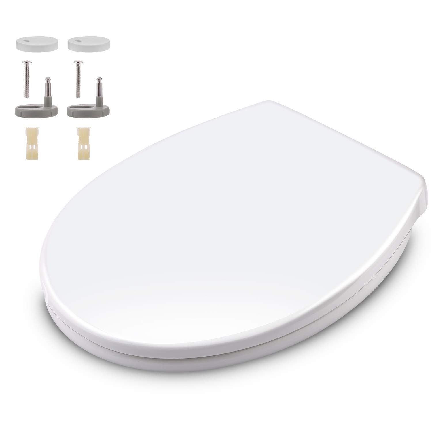 Himimi 000179 Toilet seat, White, O Form