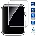 42mm Apple Watch Screen Protector - OneWalker 2-Pack Tempered Glass Screen Protector [Anti-bubble, Scratch Resistant] [Only Covers the Flat Area]