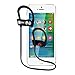 Bluetooth Headphones, New Trent Bluetooth 4.1 Sport HD Stereo Headset In-ear Earbuds Earphones with Flexible Ear Hooks (Black + Silver)