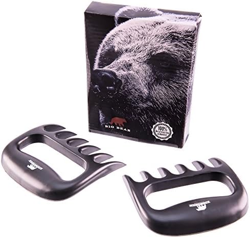 STRONG AND SHARP Meat Shredder Claws, Shred, Pull, Carve, Handle and Transfer Food Quickly, Safely and with Ease Using Premium Quality Shredding Forks. A Must For The BBQ Professional
