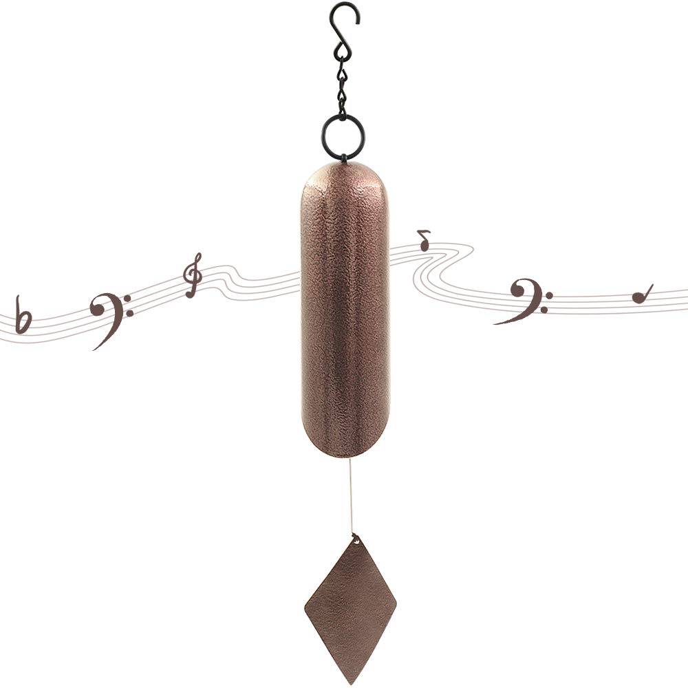 Photo 1 of Cesun Wind Chimes for Outside Deep Tone, Heavy Duty Wind Bell Deep Resonance Serenity Bell Outdoor Clearance, Relaxing Sound Helps You Find The Peace of Your Mind, 24 Inch