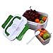 WHOSEE Portable 12V Car Use Electric Heating Lunch Box Bento Meal Heater Food Warmer 45W Green