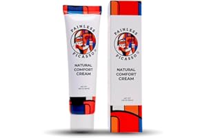 Painless Picasso Tattoo Numbing Cream 1.69 Oz | Natural Topical Numbing for Tattoos, Waxing & Laser | Plant-Based Formula for Painless Tattoo & Perceived Pain | Fast-Acting & Long-Lasting Relief