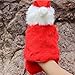 Happy Cherry Kids Puzzle Toys Story Game Education Props Baby Toys Santa Plush Hand Puppet Toys Christmas Gift - Red