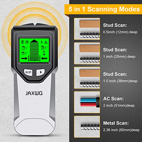 Stud Finder Wall Scanner - 5 in 1 Stud Detector with Intelligent Microprocessor chip and HD LCD Display, Stud Sensor… - Image 2