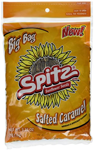 Spitz Salted Caramel Sunflower Seeds 5.35 Oz (3 Pack)