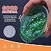 Slime Foam Balls & Slime Containers – 10 Pack Colorful Foam Balls, 6 PCS Slime Containers with Lids for 46g Slime, 6PCS Glue Mixing Spoons for DIY Slime, Kids Slime Party, Home Decorative