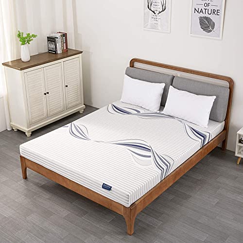 Inofia Queen Mattress, 6 Inch Memory Foam Mattress Made in USA