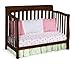 Delta Children Eclipse 4 in 1 Convertible Crib, Black Cherry/Espresso