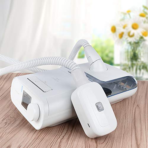 Wiscky CPAP Cleaner and Sanitizer Bundle with Sanitizing Bag for CPAP Mask, Cusion, Regular & Heated Hose Pipe Tube Accessories and Equipment - No More Ozone Smell