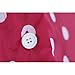 LOHOME Lady’s Raincoat, Women's Long Dot Style Waterproof Hooded Raincoat Clothing Rainwear Rain Jacket Quick Dry Beautiful Cute Wind Coat for Women Ladies Girls (Red)