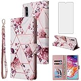 Asuwish Compatible with Samsung Galaxy A70 Wallet