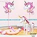 Cute Unicon Balloons Set - 1 Xtra Large Unicorn Balloon 46 Inch | 2 Unicorn Ballon 42 Inch | Pastel Rainbow Unicorn Party Supplies | Baby Shower Party Decoration | Mylar Unicorn Birthday Balloons