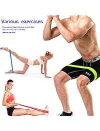 Yezala bandas de ejercicios de resistencia   bandas de entrenamiento para el hogar, fitness, estiramiento, terapia física y más